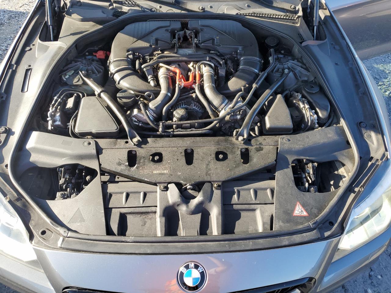 2014 Bmw 650 Xi Gran Coupe Gray vin: WBA6B4C55ED099379