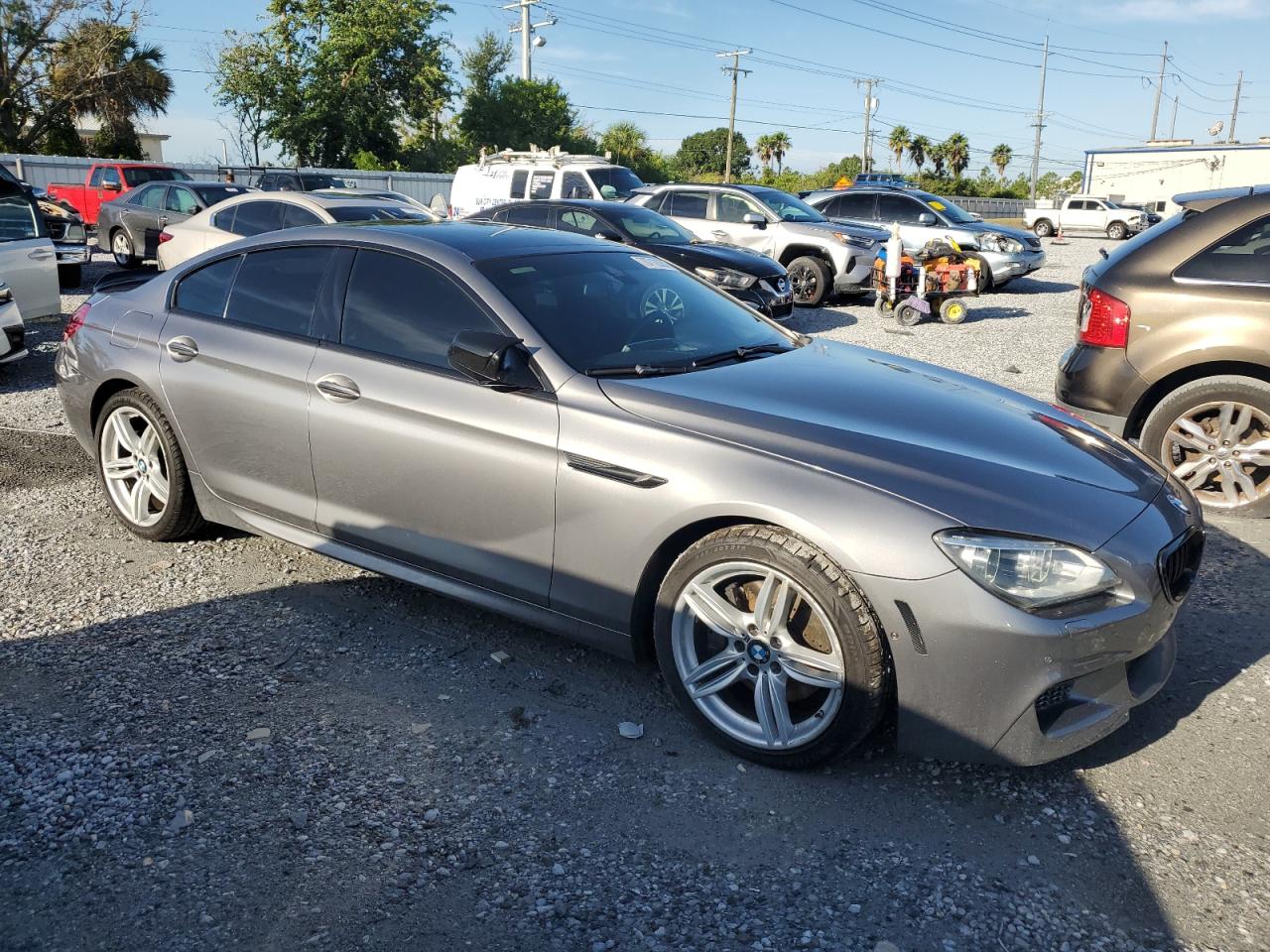 2014 Bmw 650 Xi Gran Coupe Gray vin: WBA6B4C55ED099379