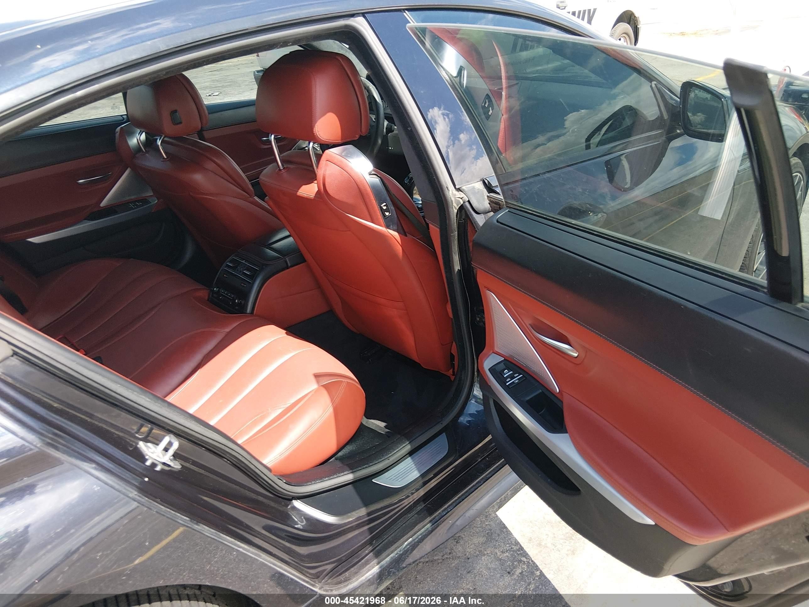 2013 Bmw 650i Gran Coupe Xdrive Blue vin: WBA6B4C56DD098711