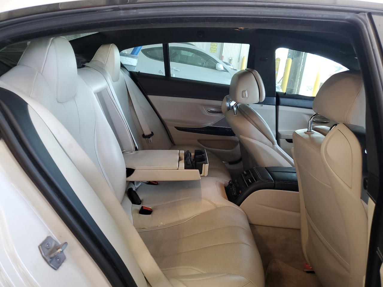 2014 Bmw 650 Xi Gran Coupe White vin: WBA6B4C56ED099049