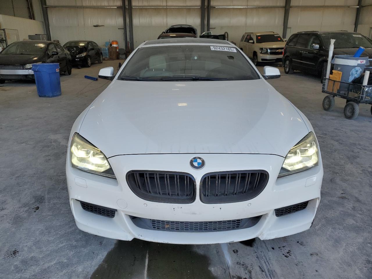 2014 Bmw 650 Xi Gran Coupe White vin: WBA6B4C56ED099049