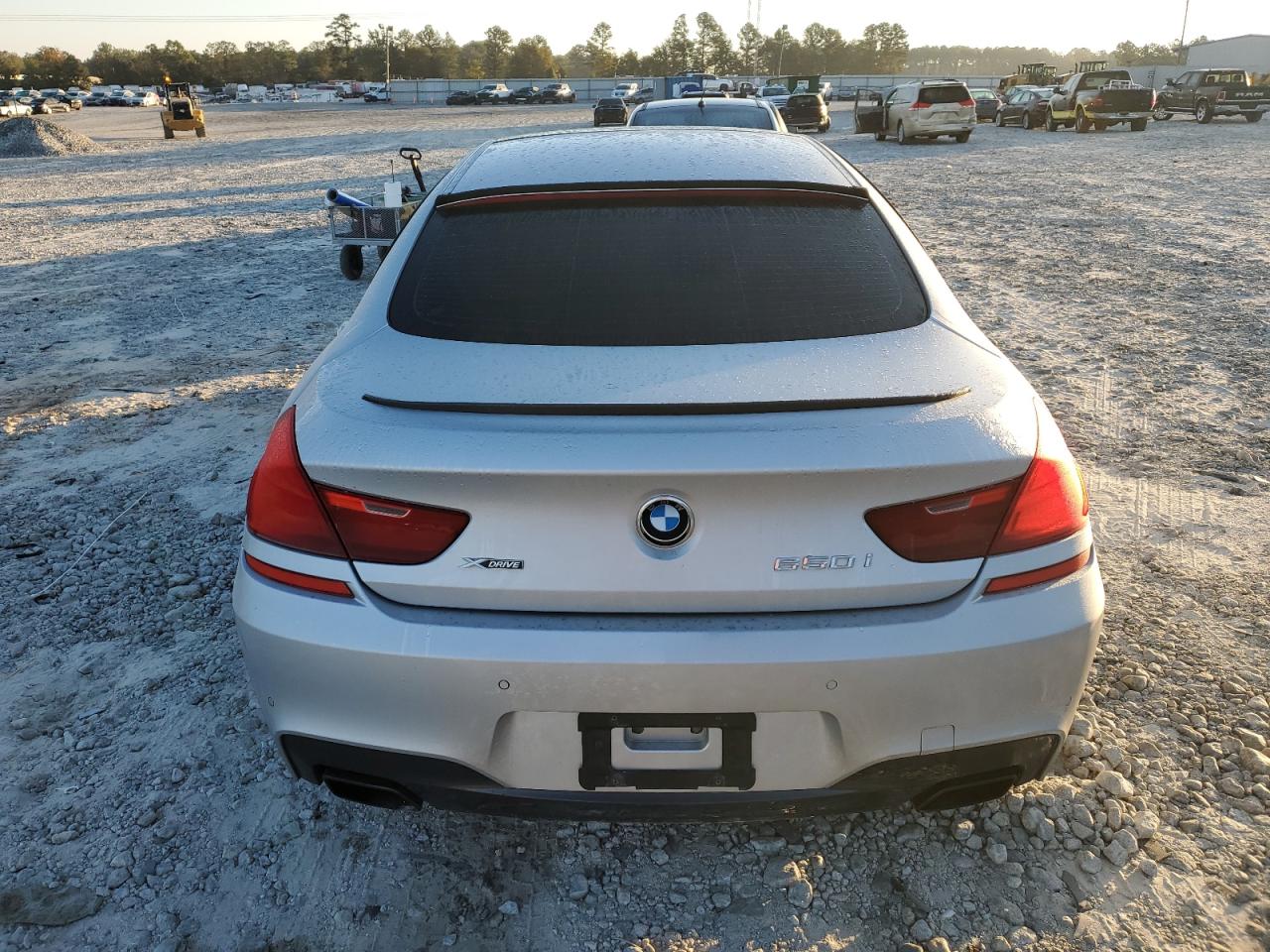 2014 Bmw 650 Xi Gran Coupe Silver vin: WBA6B4C56ED760286