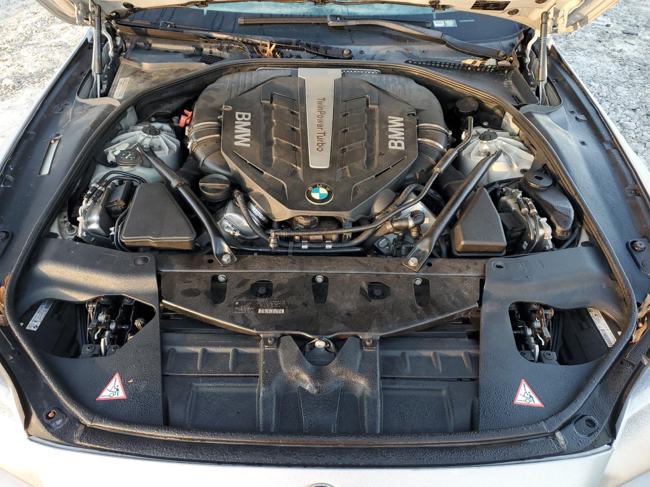 2014 Bmw 650 Xi Gran Coupe Silver vin: WBA6B4C56ED760286