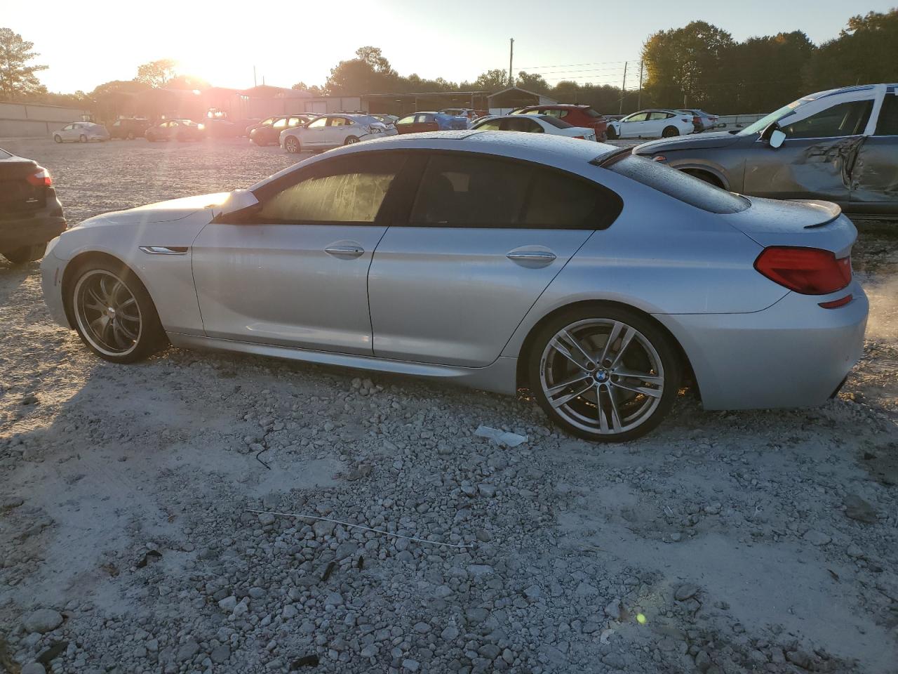 2014 Bmw 650 Xi Gran Coupe Silver vin: WBA6B4C56ED760286