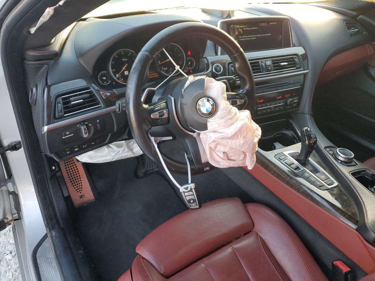 2014 Bmw 650 Xi Gran Coupe Silver vin: WBA6B4C56ED760286