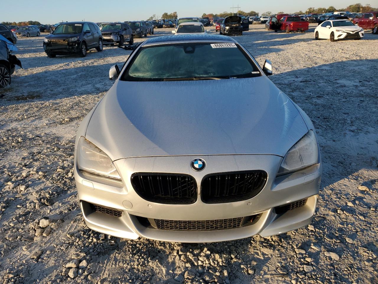 2014 Bmw 650 Xi Gran Coupe Silver vin: WBA6B4C56ED760286