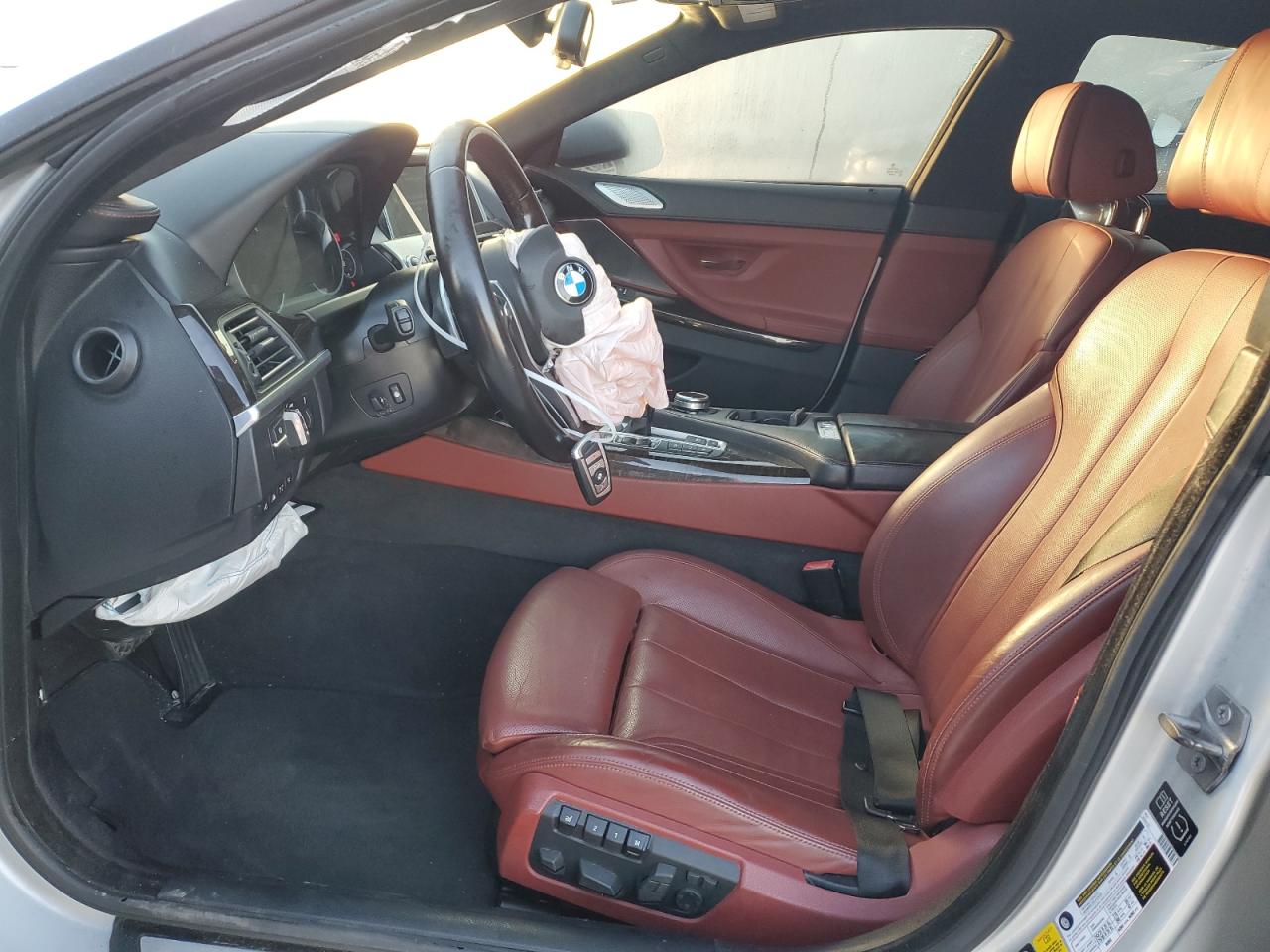 2014 Bmw 650 Xi Gran Coupe Silver vin: WBA6B4C56ED760286