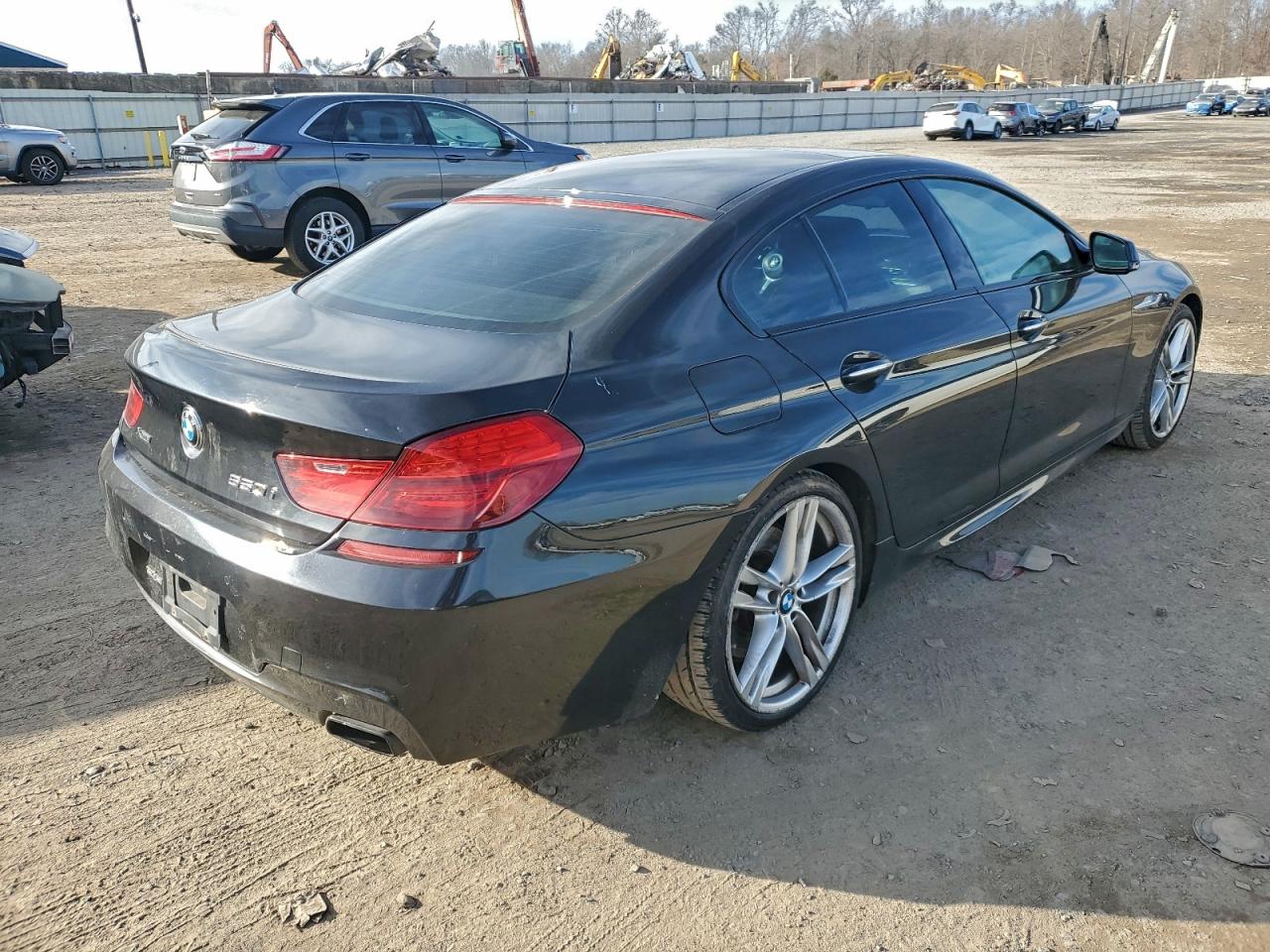 2015 Bmw 650 Xi Gran Coupe Black vin: WBA6B4C57FD761318