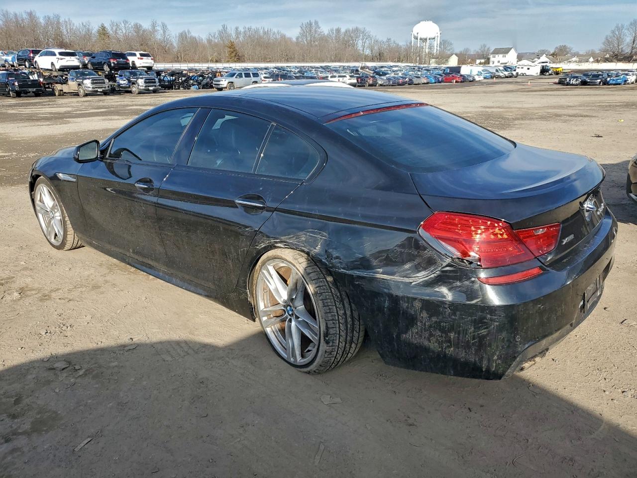 2015 Bmw 650 Xi Gran Coupe Black vin: WBA6B4C57FD761318