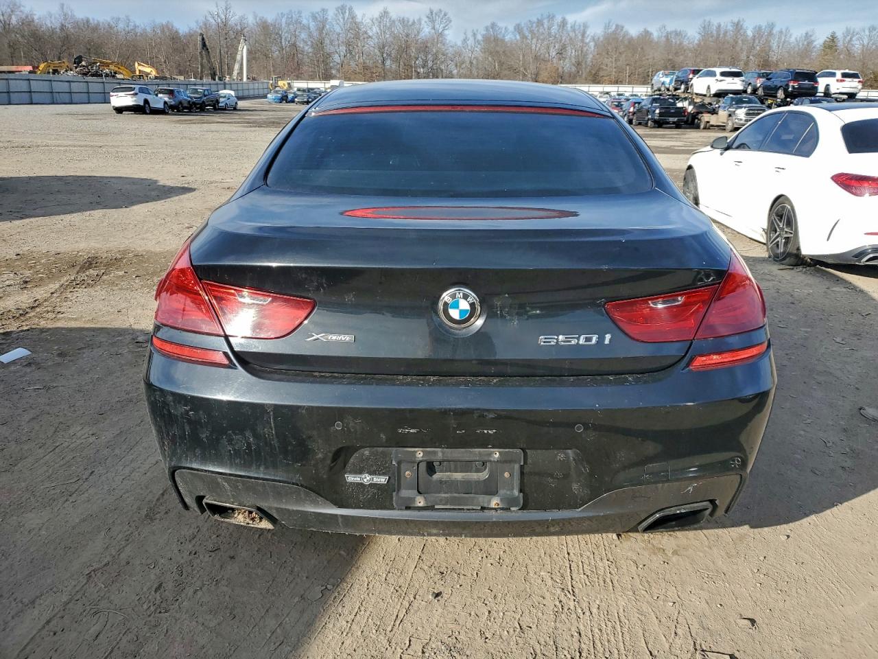 2015 Bmw 650 Xi Gran Coupe Black vin: WBA6B4C57FD761318