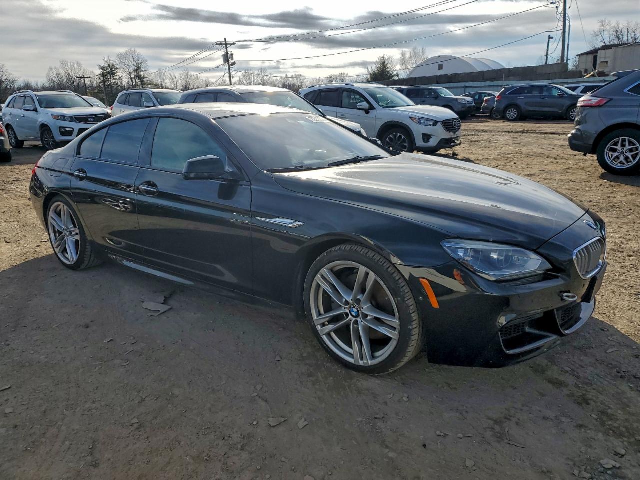 2015 Bmw 650 Xi Gran Coupe Black vin: WBA6B4C57FD761318