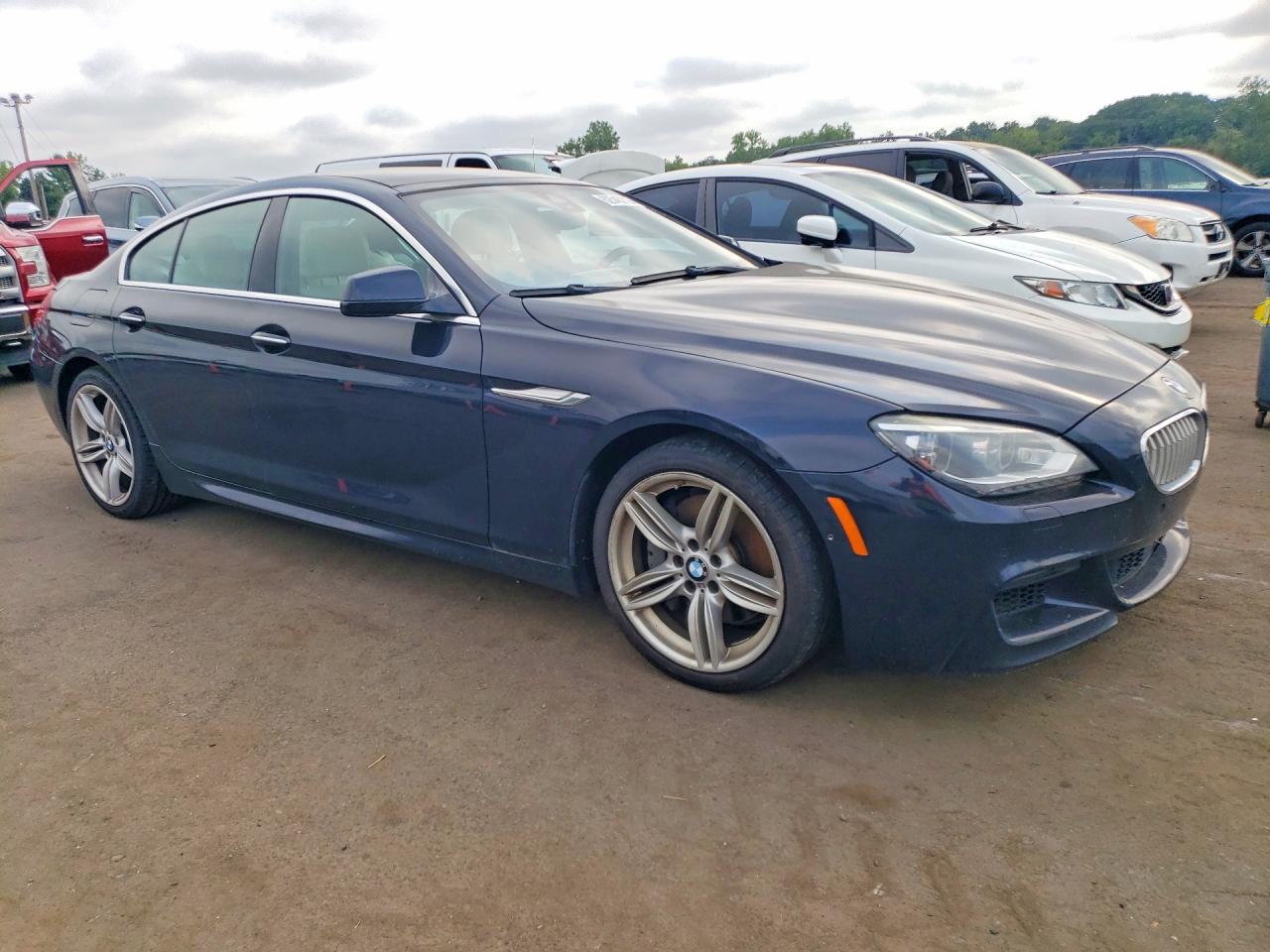 2013 Bmw 650 Xi Синий vin: WBA6B4C58DD098029