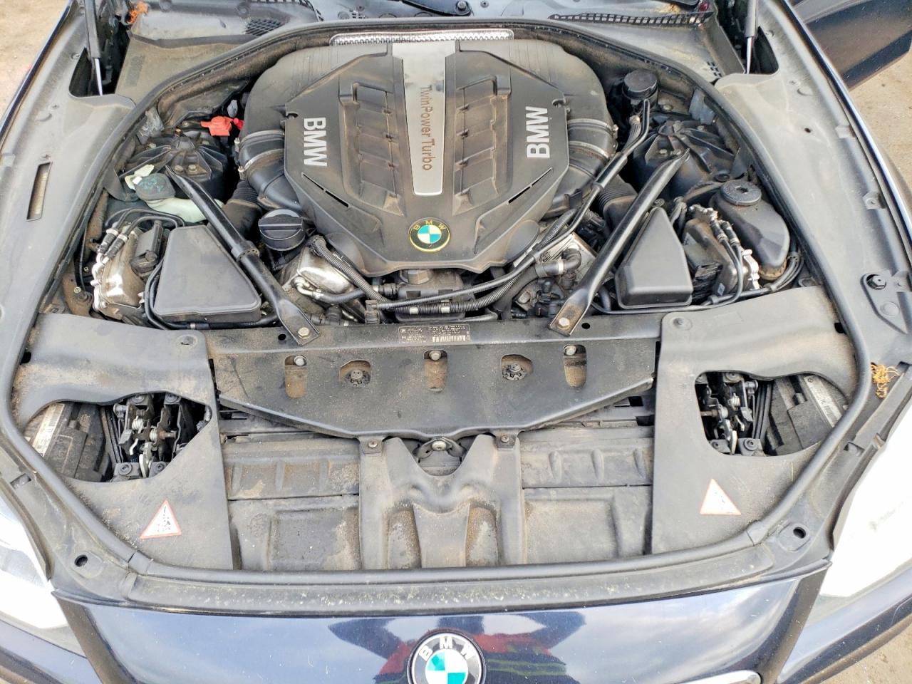 2013 Bmw 650 Xi Синий vin: WBA6B4C58DD098029