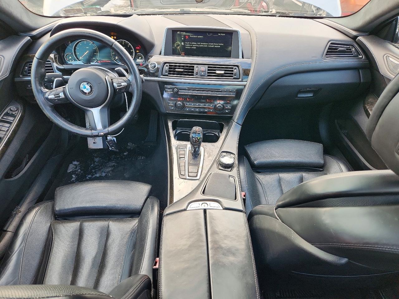 2015 Bmw 650 Xi Gran Coupe Silver vin: WBA6B4C58FD760503