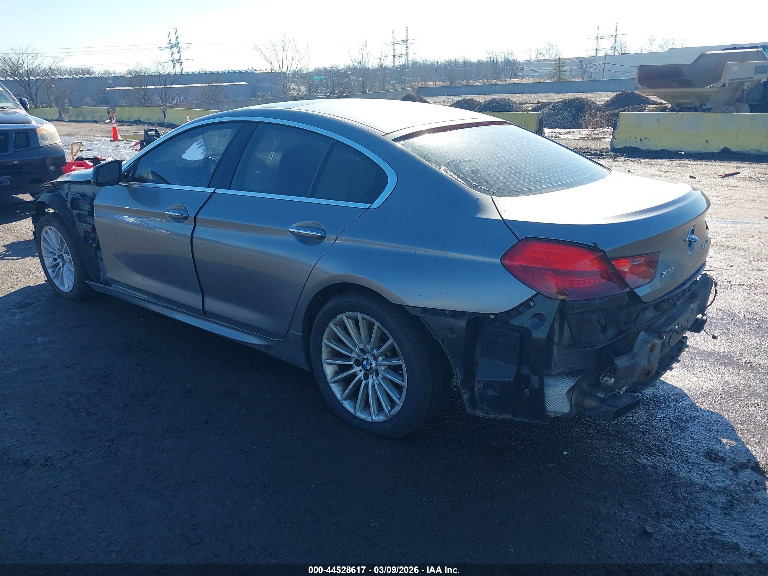 2013 Bmw 650i Gran Coupe Xdrive Gray vin: WBA6B4C59DD098136