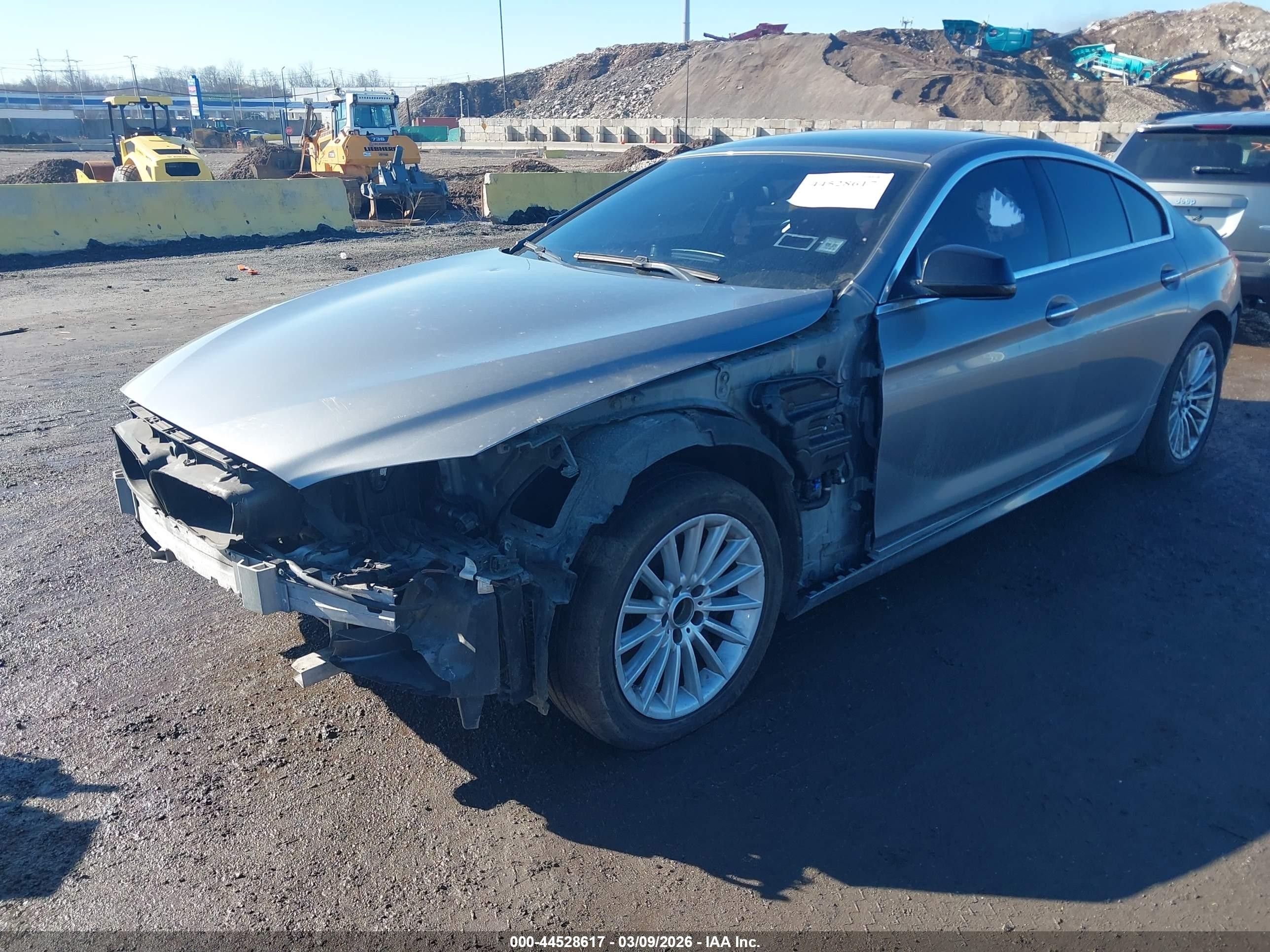 2013 Bmw 650i Gran Coupe Xdrive Gray vin: WBA6B4C59DD098136