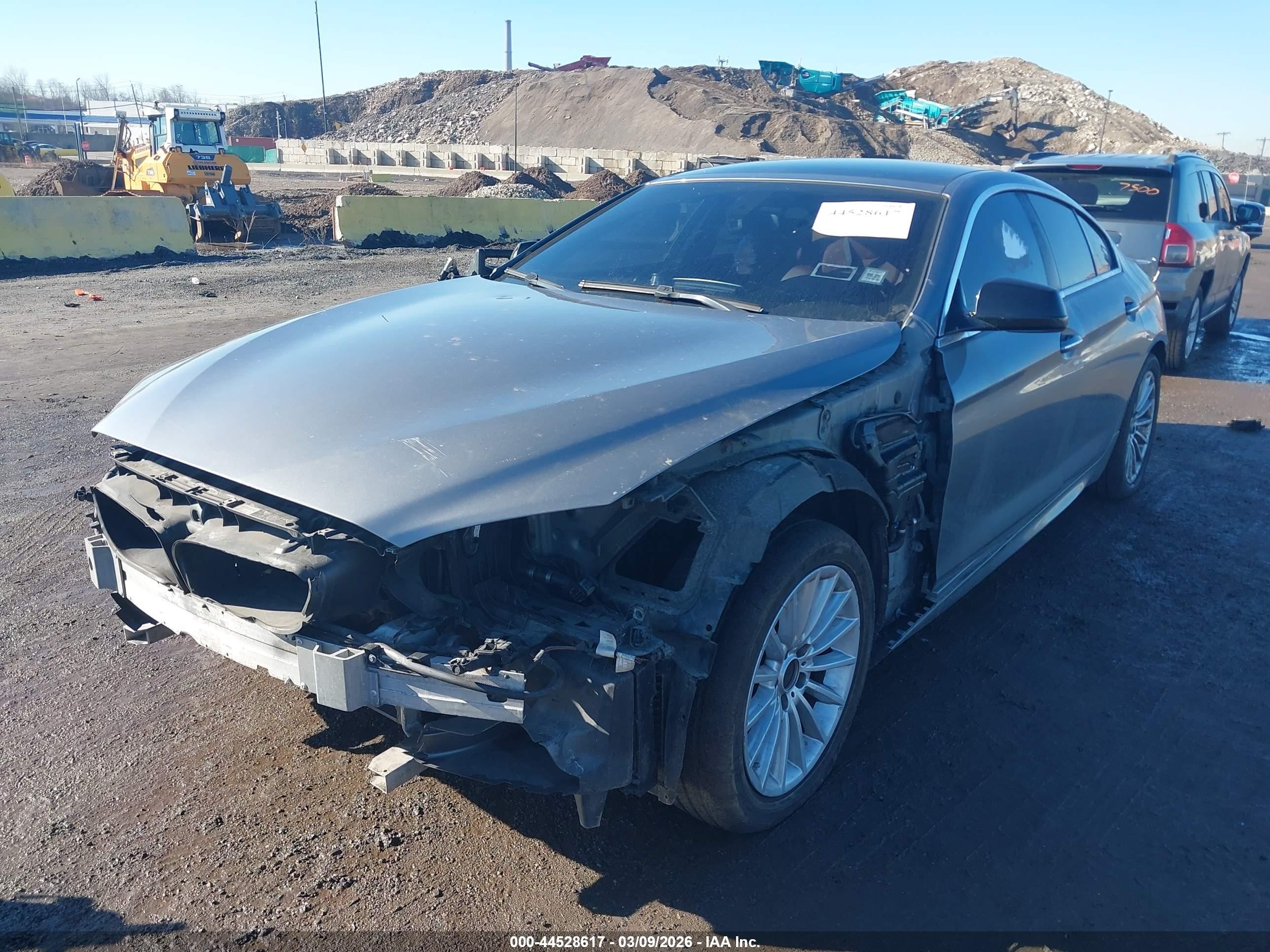 2013 Bmw 650i Gran Coupe Xdrive Gray vin: WBA6B4C59DD098136