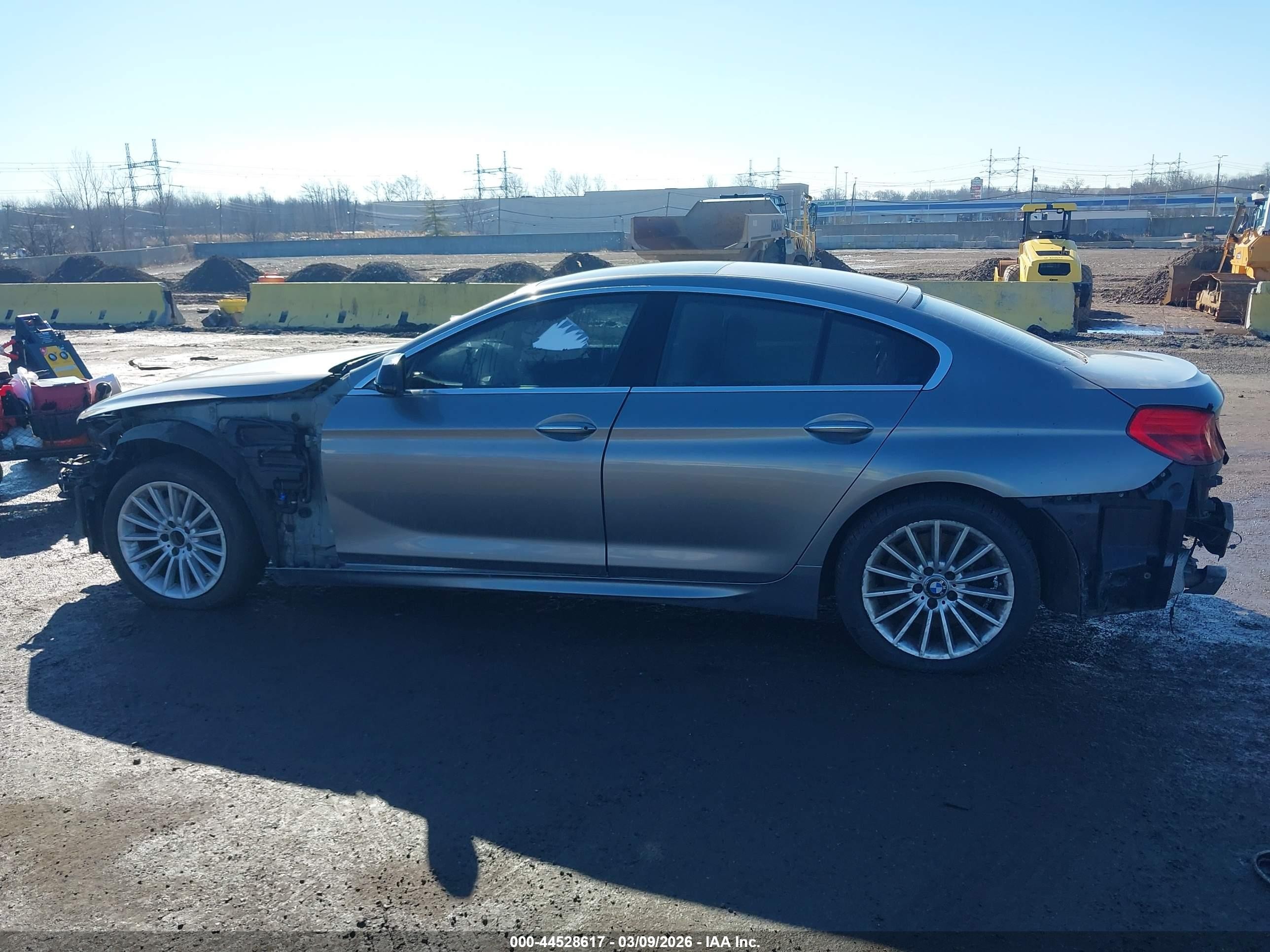 2013 Bmw 650i Gran Coupe Xdrive Gray vin: WBA6B4C59DD098136