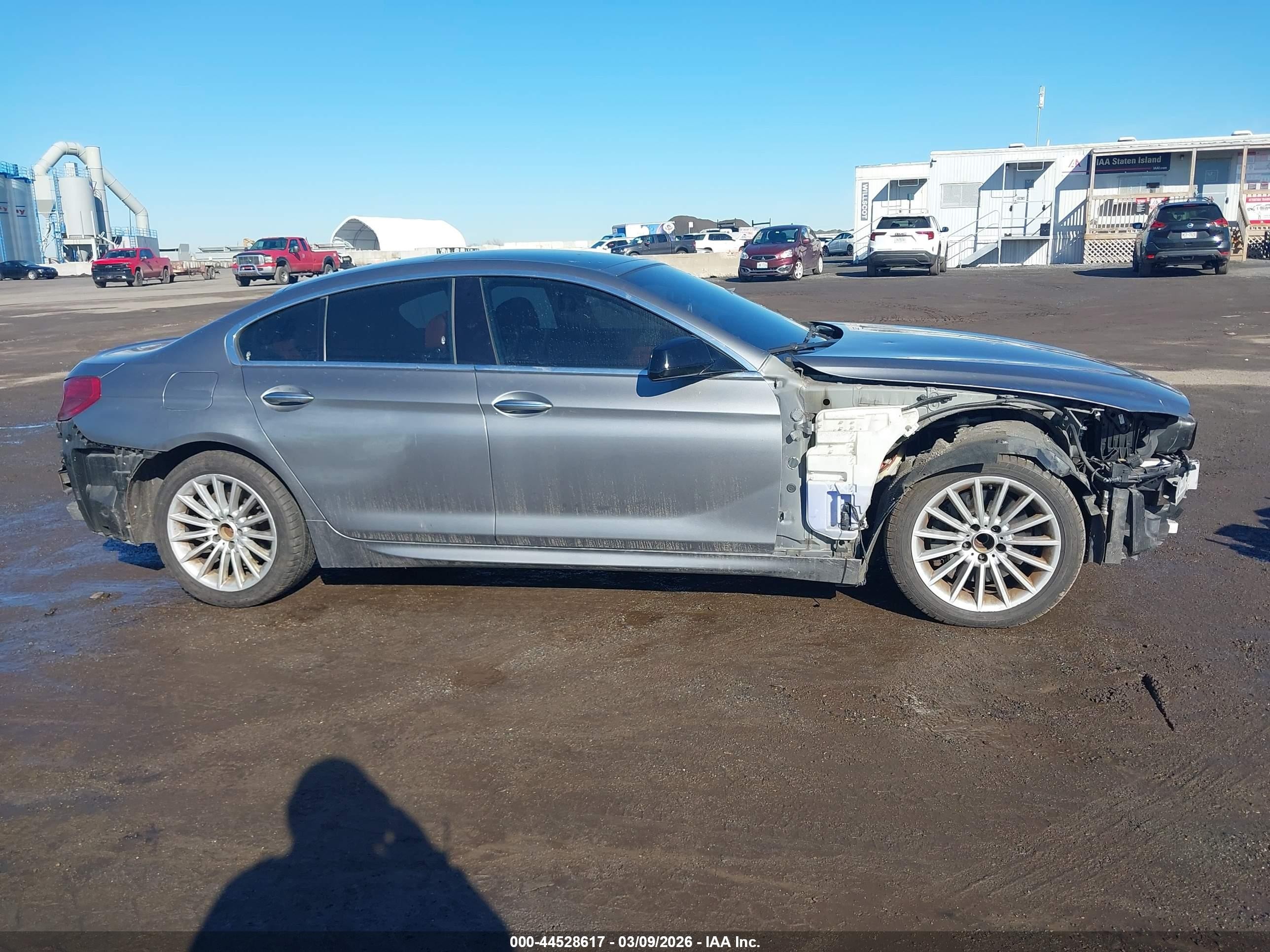 2013 Bmw 650i Gran Coupe Xdrive Gray vin: WBA6B4C59DD098136