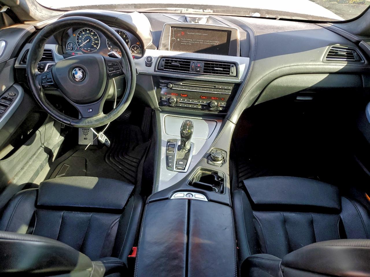 2013 Bmw 650 Xi Black vin: WBA6B4C59DD098167