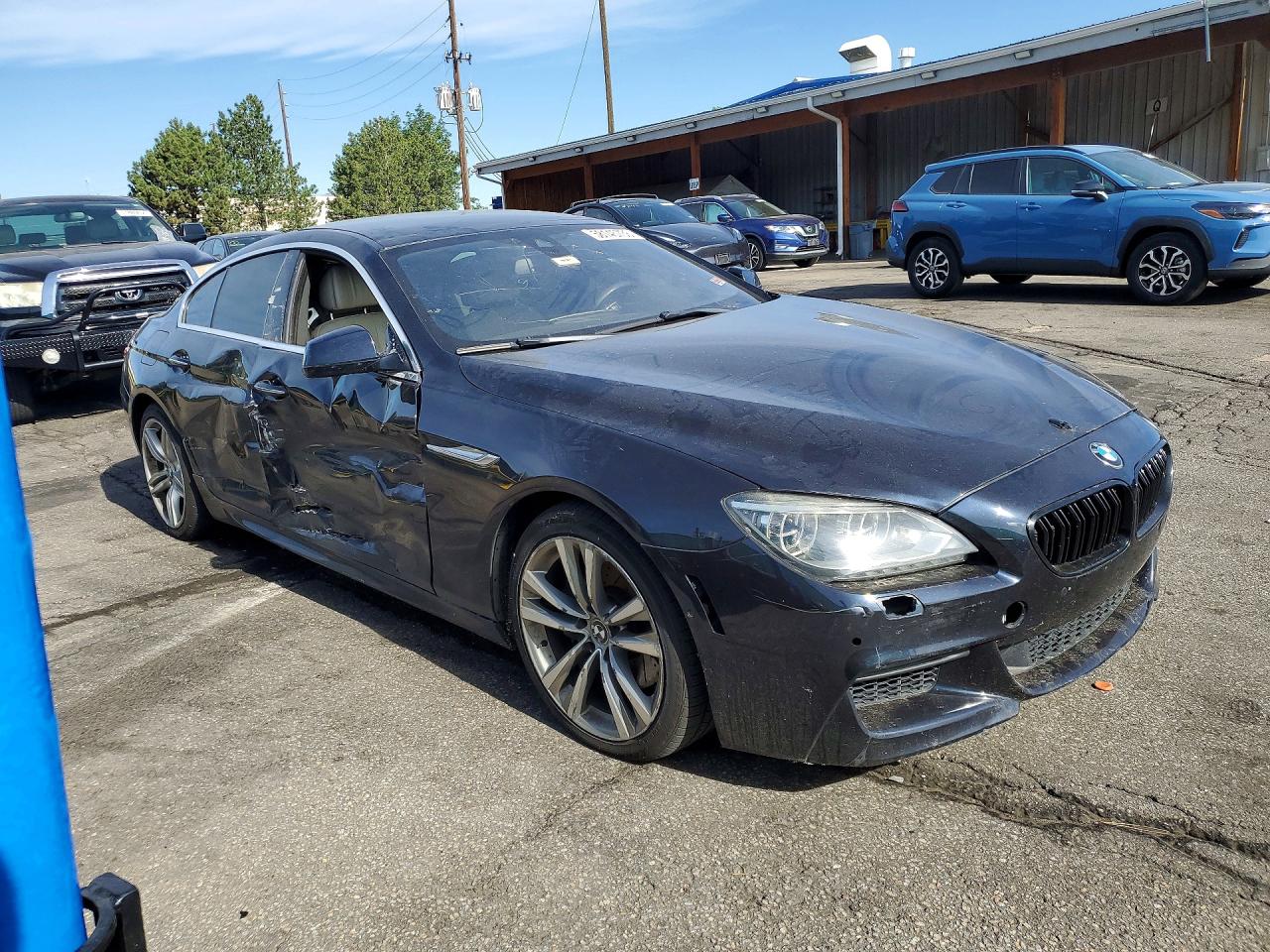 2013 Bmw 650 Xi Blue vin: WBA6B4C59DD098900