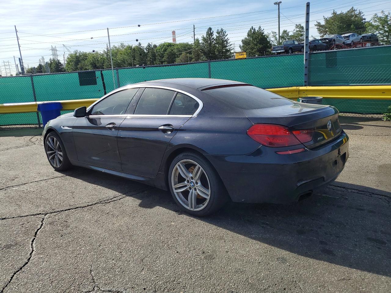 2013 Bmw 650 Xi Blue vin: WBA6B4C59DD098900