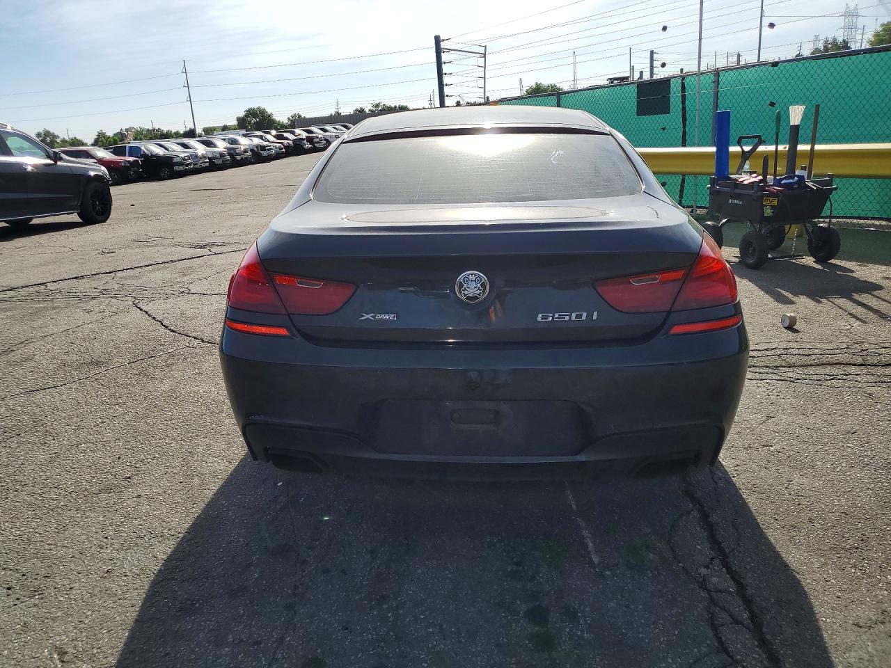 2013 Bmw 650 Xi Blue vin: WBA6B4C59DD098900