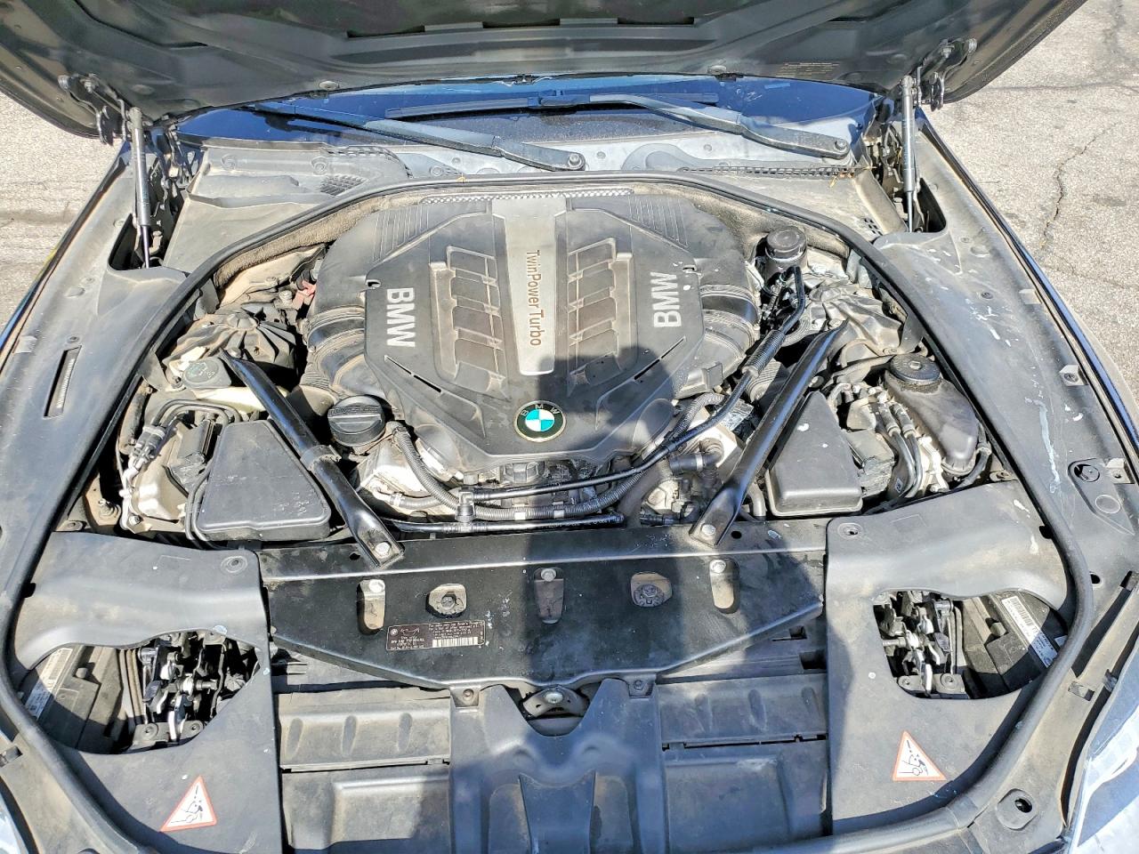 2013 Bmw 650 Xi Blue vin: WBA6B4C59DD098900
