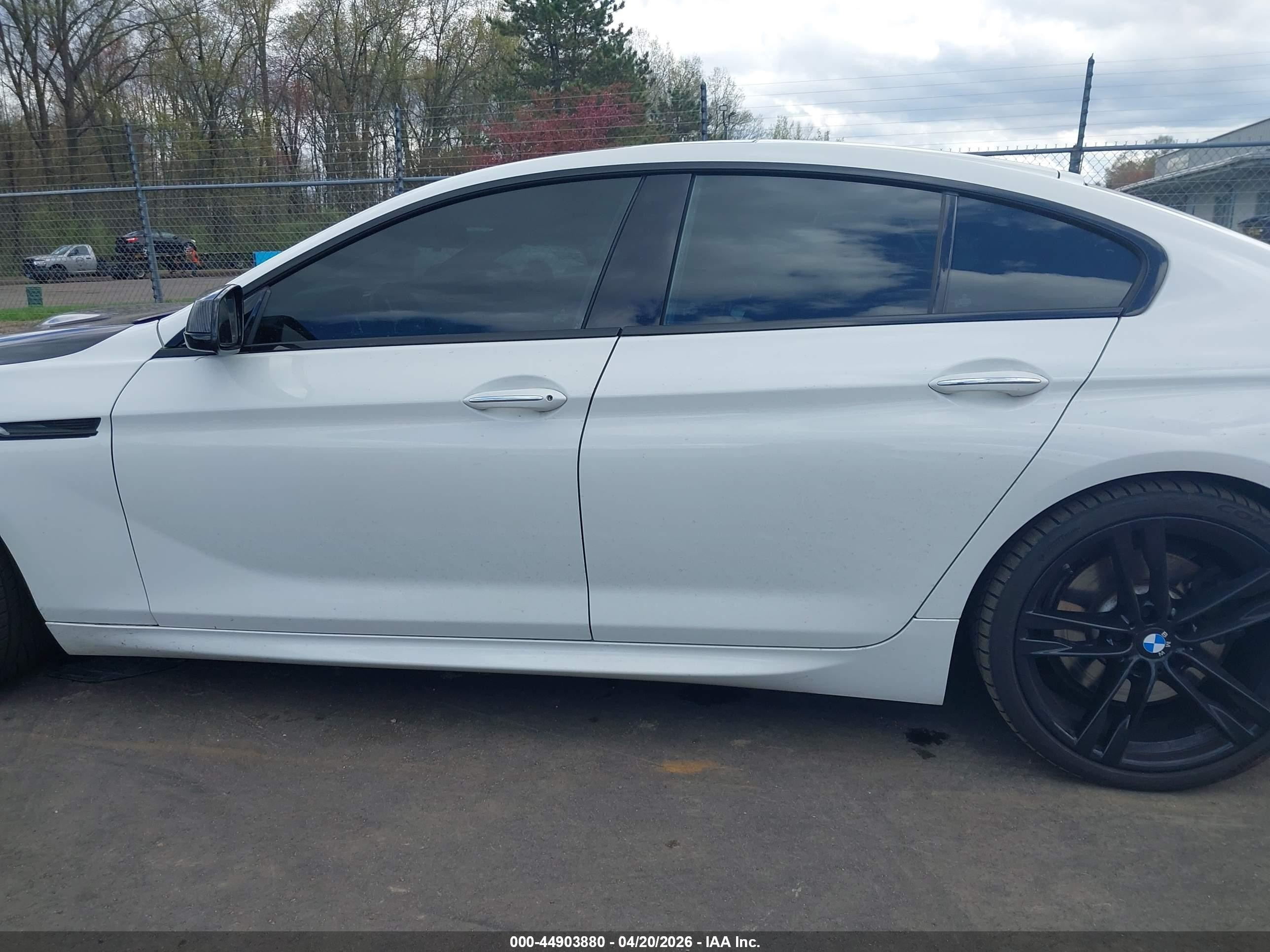 2015 Bmw 650i Gran Coupe Xdrive White vin: WBA6B4C59FD761367