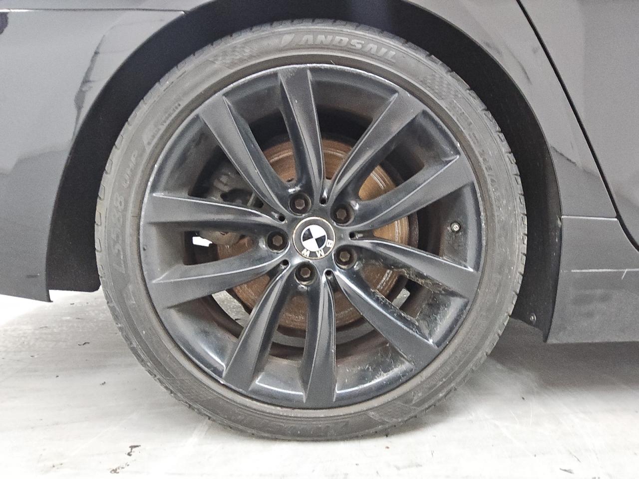 2015 Bmw 640 Xi Gran Coupe Black vin: WBA6B8C52FD453240 Damage: Right Rear Wheel, Curb Rash, > 12 Inches