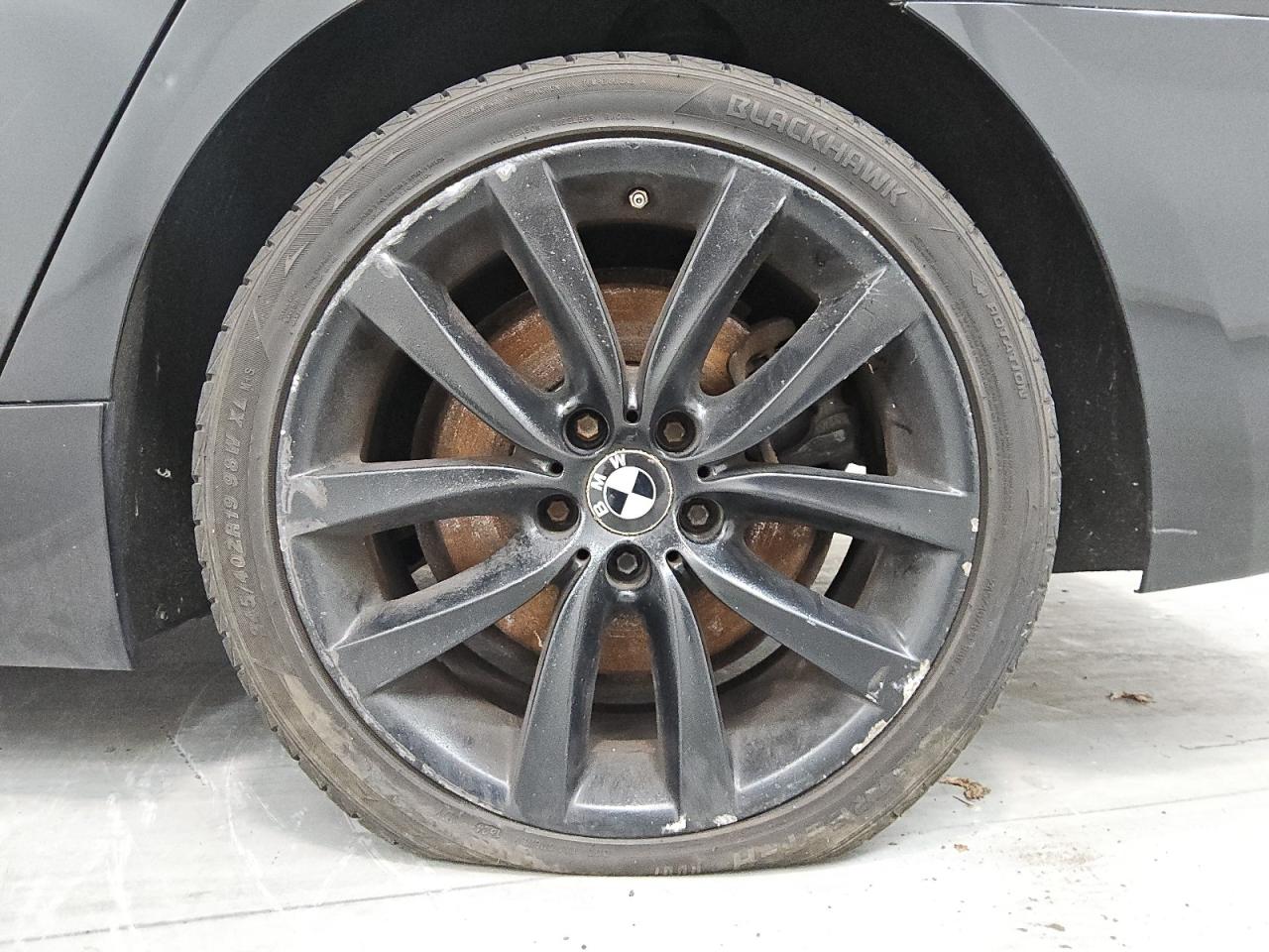 2015 Bmw 640 Xi Gran Coupe Black vin: WBA6B8C52FD453240 Damage: Left Rear Wheel, Curb Rash, > 12 Inches