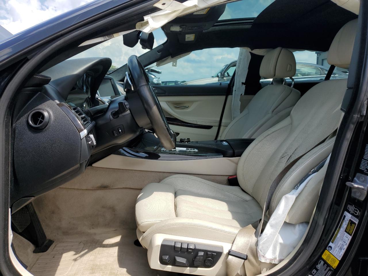 2015 Bmw 640 Xi Gran Coupe Blue vin: WBA6B8C52FD453299