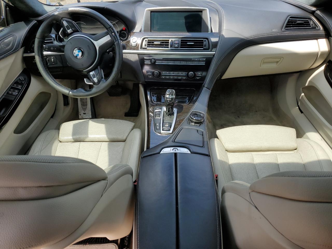 2015 Bmw 640 Xi Gran Coupe Blue vin: WBA6B8C52FD453299