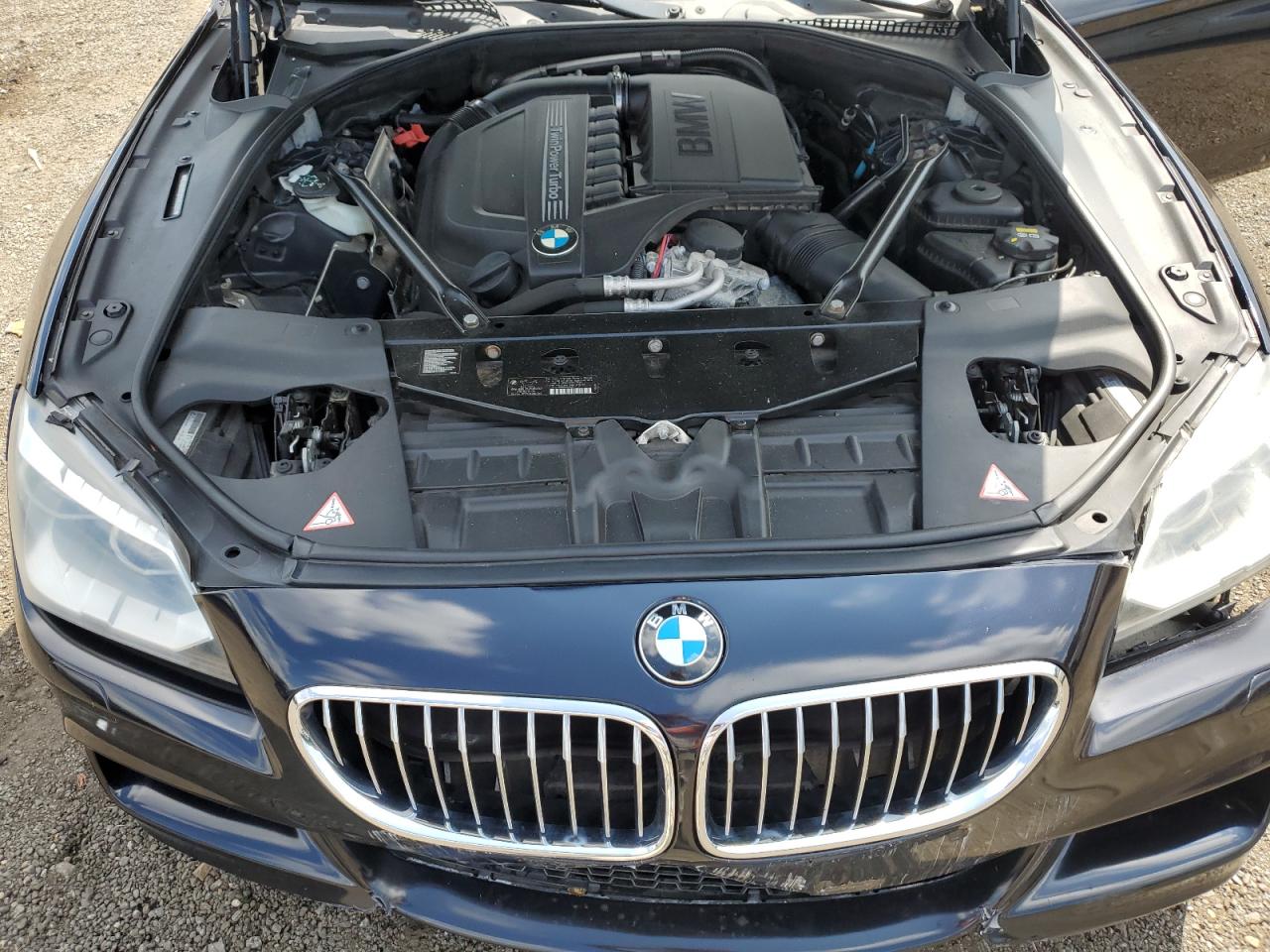 2015 Bmw 640 Xi Gran Coupe Blue vin: WBA6B8C52FD453299