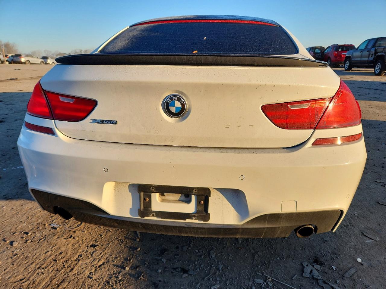 2014 Bmw 640 Xi Gran Coupe White vin: WBA6B8C53ED452404
