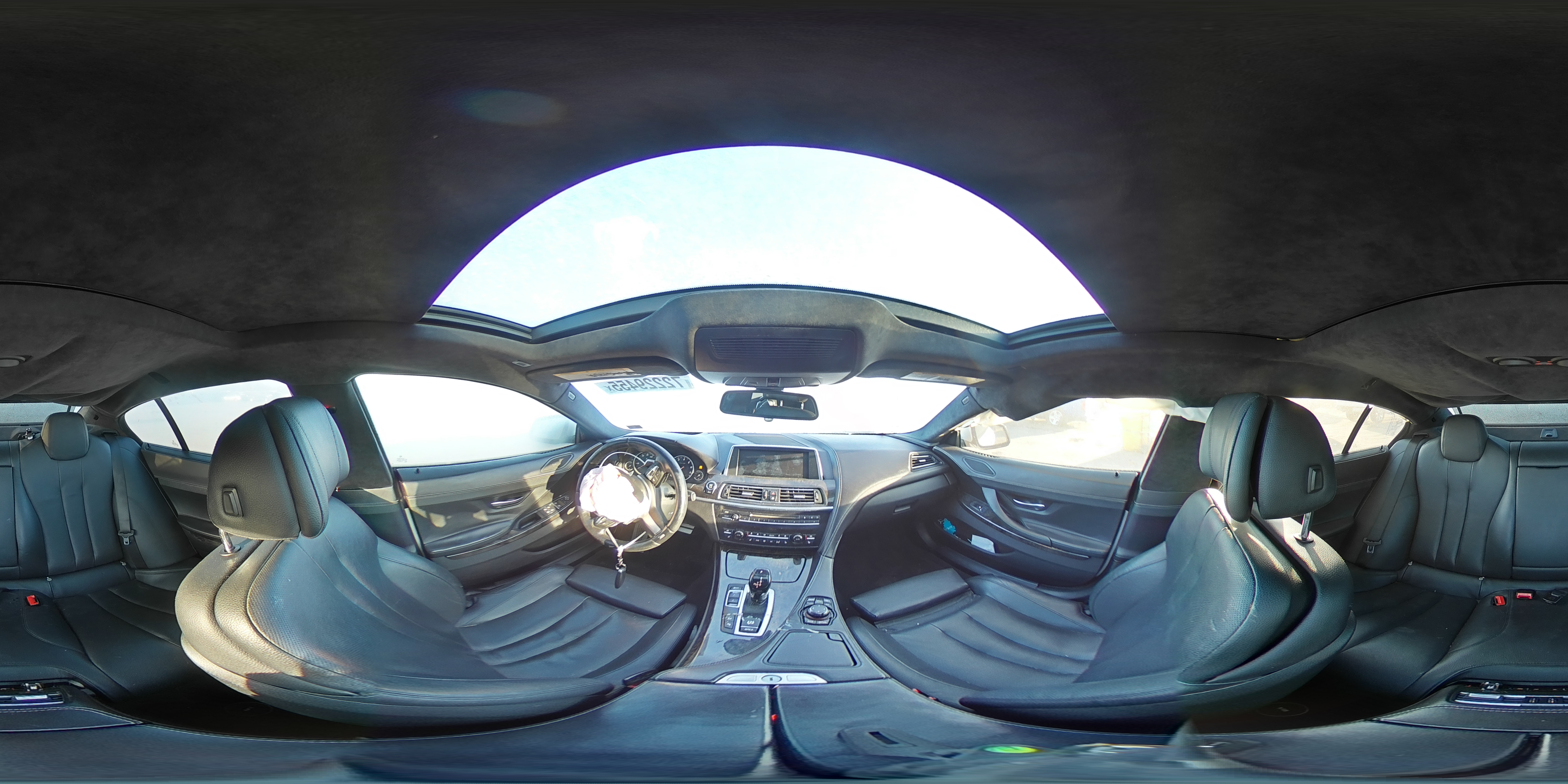 2014 Bmw 640 Xi Gran Coupe White vin: WBA6B8C53ED452404