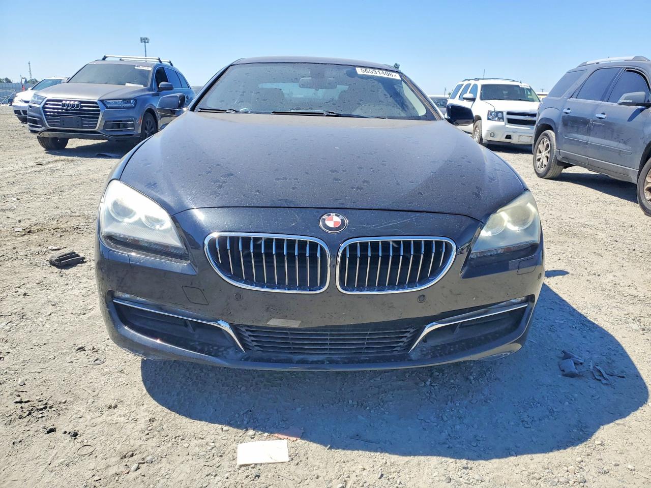 2014 Bmw 640 Xi Gran Coupe Black vin: WBA6B8C53ED452743