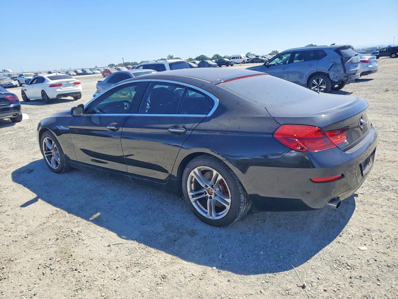2014 Bmw 640 Xi Gran Coupe Black vin: WBA6B8C53ED452743