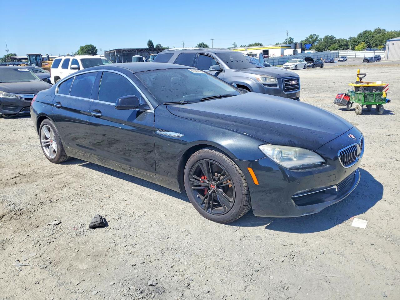 2014 Bmw 640 Xi Gran Coupe Black vin: WBA6B8C53ED452743