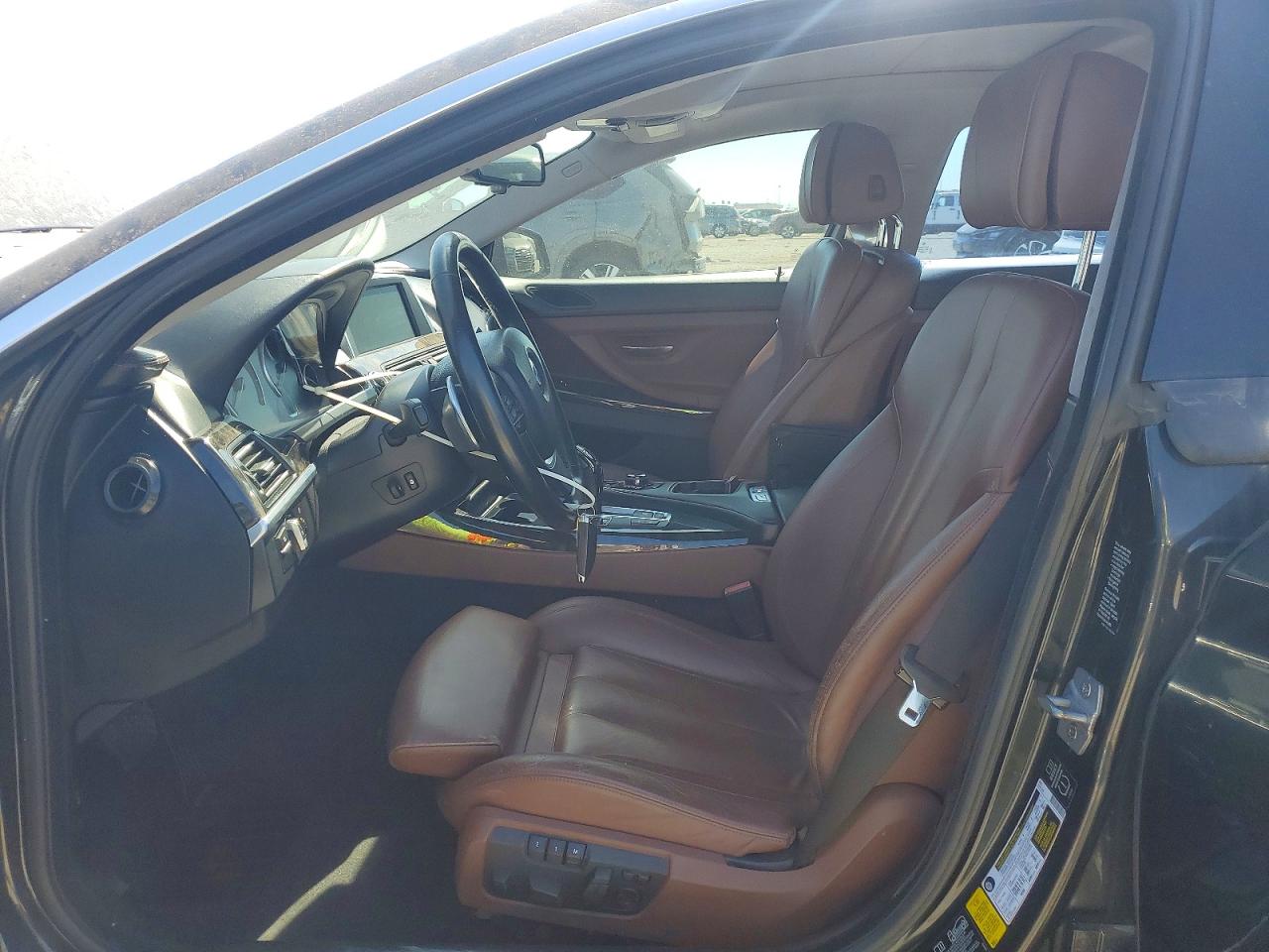 2014 Bmw 640 Xi Gran Coupe Black vin: WBA6B8C53ED452743