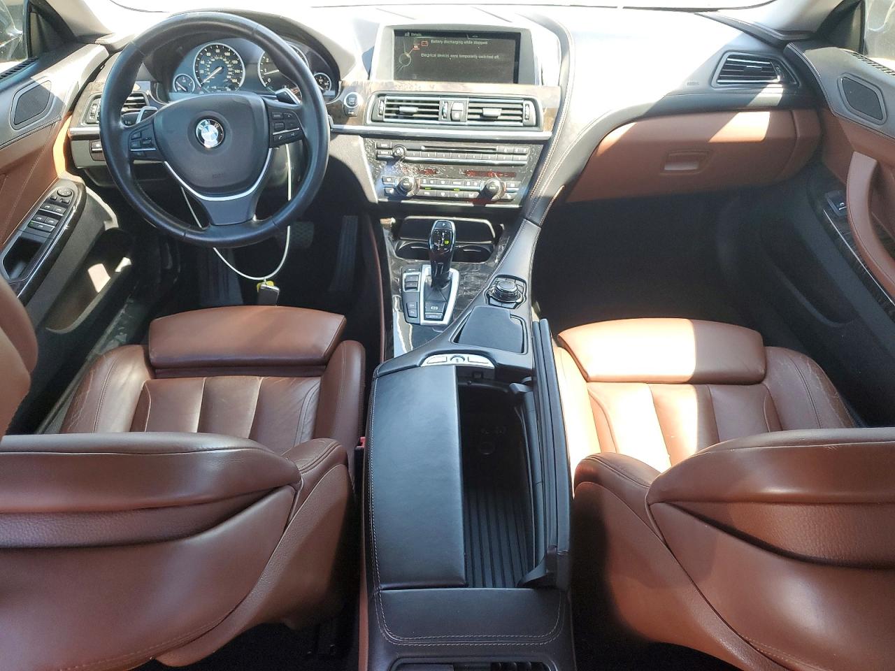 2014 Bmw 640 Xi Gran Coupe Black vin: WBA6B8C53ED452743