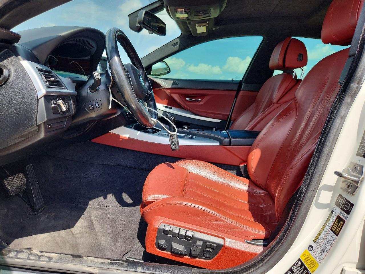 2014 Bmw 640 Xi Gran Coupe Белый vin: WBA6B8C53ED452807