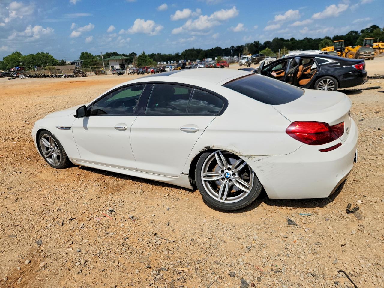 2014 Bmw 640 Xi Gran Coupe Белый vin: WBA6B8C53ED452807