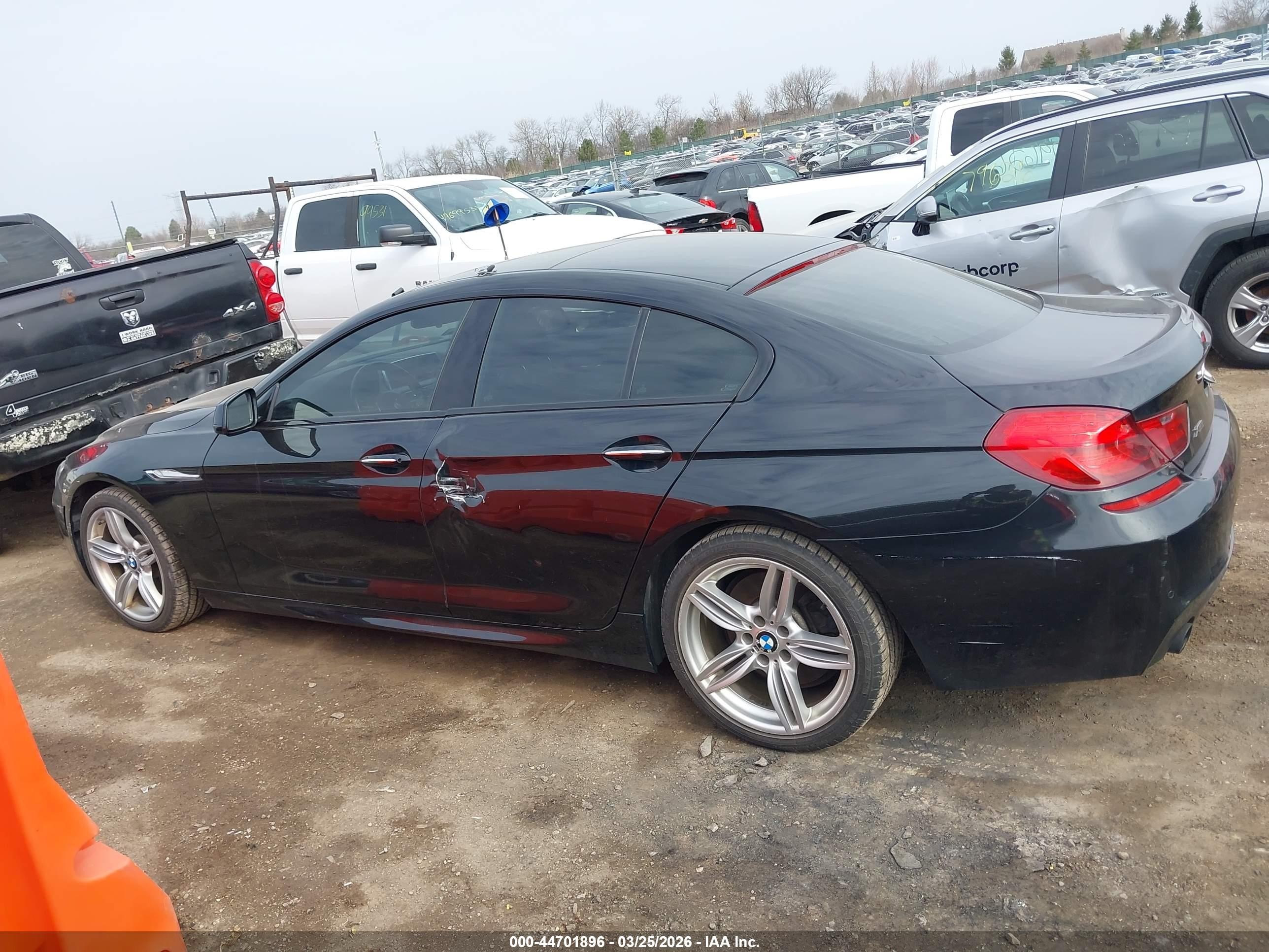 2014 Bmw 640i Gran Coupe Xdrive Черный vin: WBA6B8C54EDZ72787