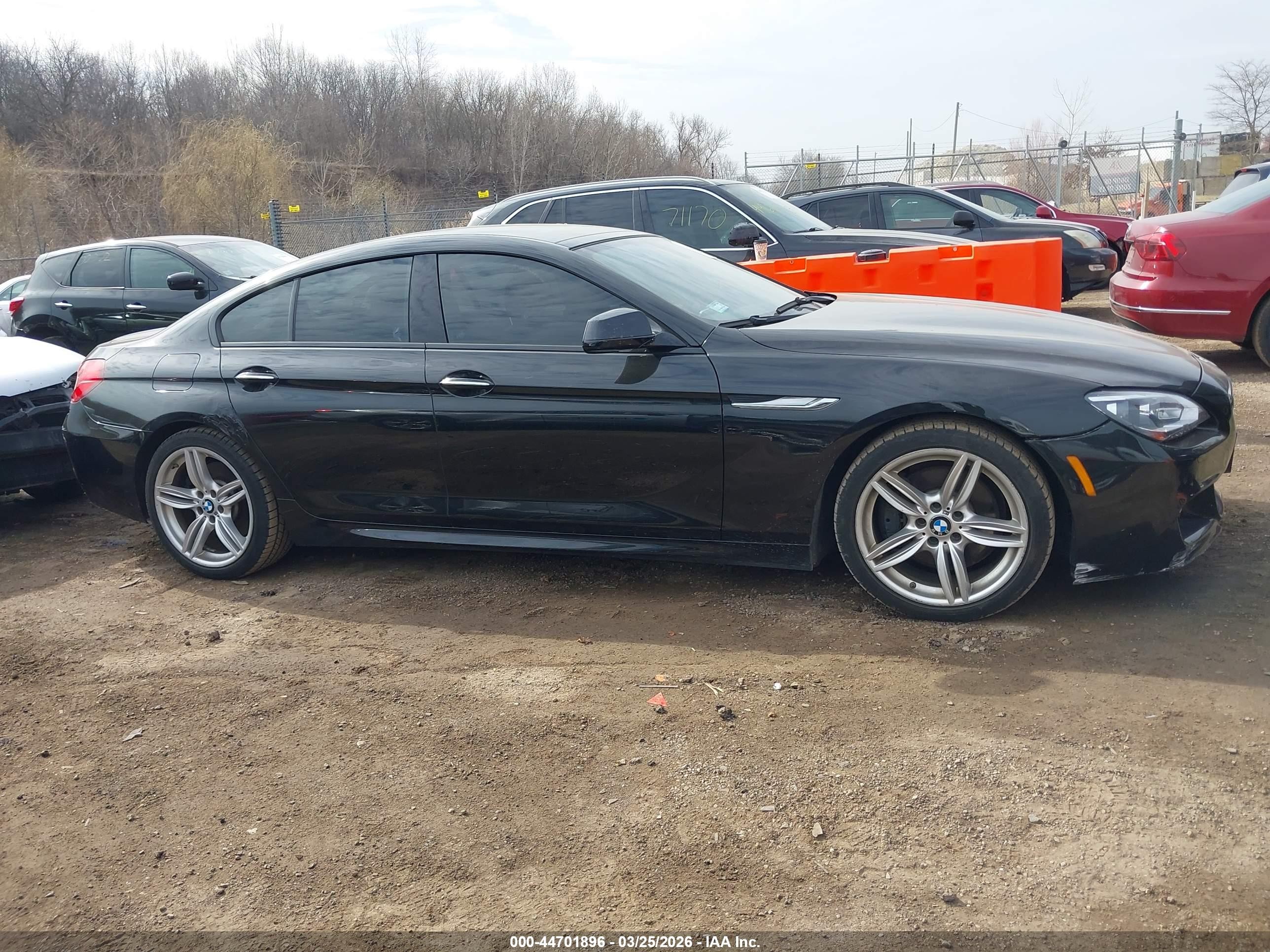 2014 Bmw 640i Gran Coupe Xdrive Черный vin: WBA6B8C54EDZ72787