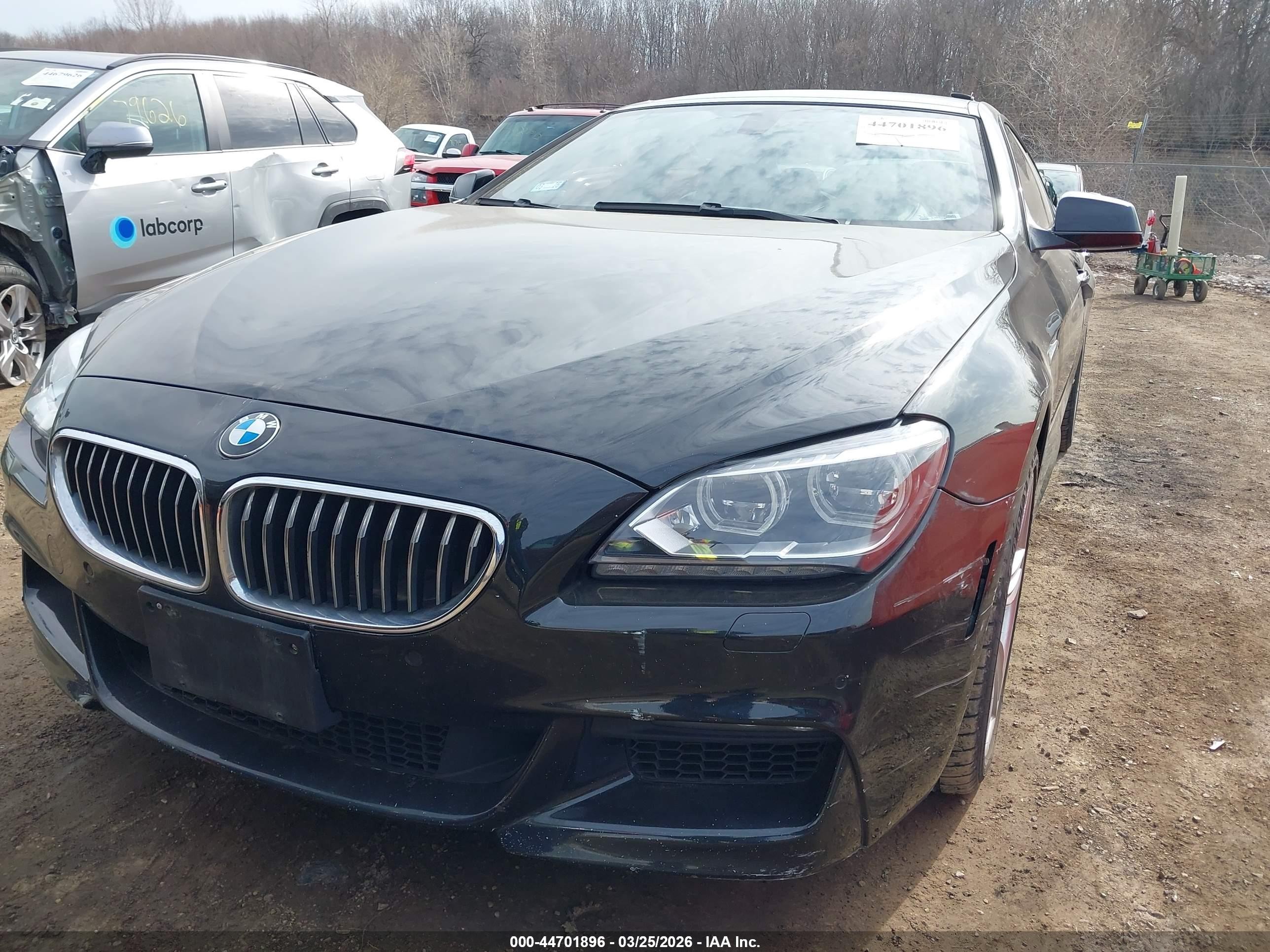 2014 Bmw 640i Gran Coupe Xdrive Черный vin: WBA6B8C54EDZ72787
