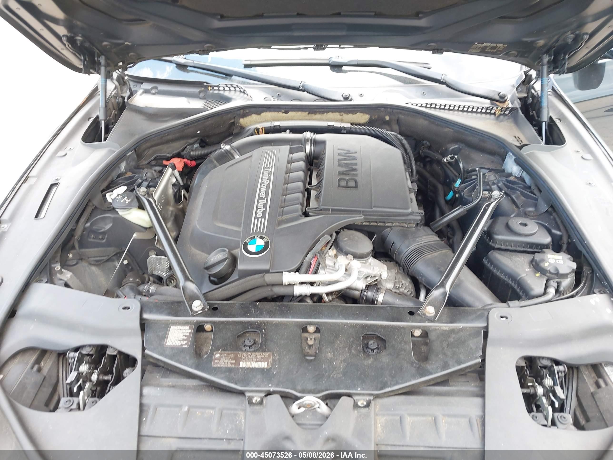 2015 Bmw 640i Gran Coupe Xdrive Black vin: WBA6B8C54FD453241
