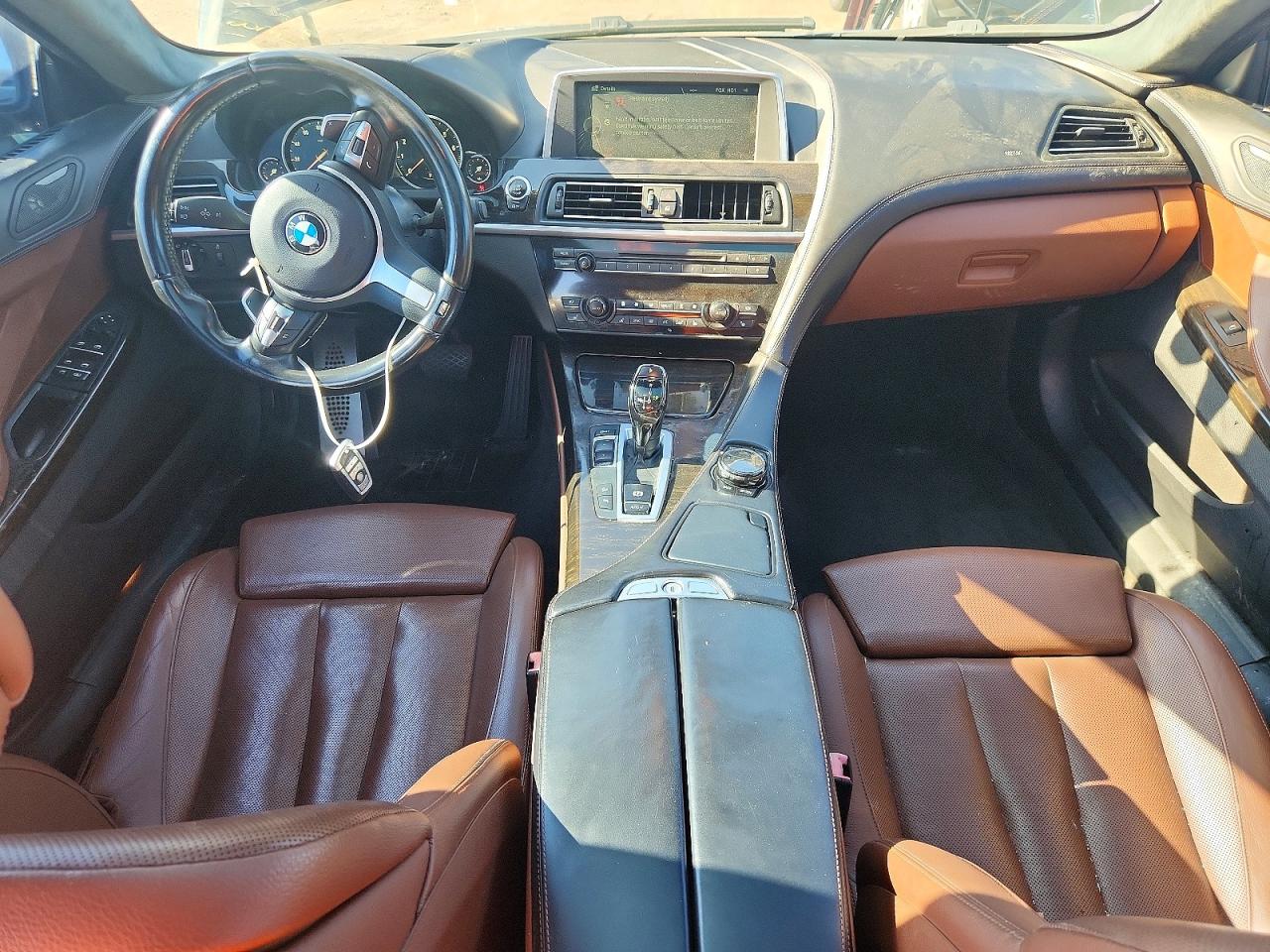 2015 Bmw 640 Xi Gran Coupe Черный vin: WBA6B8C55FD453460