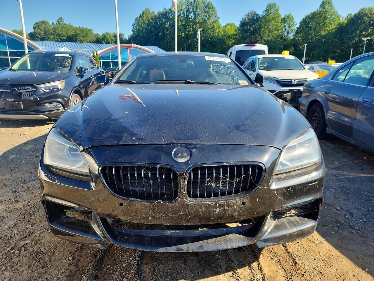 2015 Bmw 640 Xi Gran Coupe Черный vin: WBA6B8C55FD453460