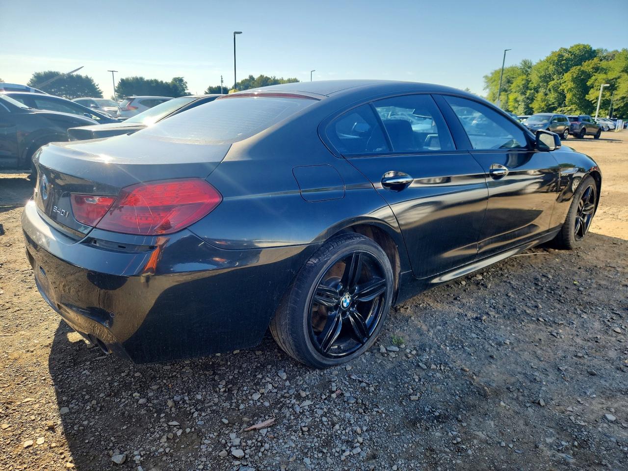 2015 Bmw 640 Xi Gran Coupe Черный vin: WBA6B8C55FD453460
